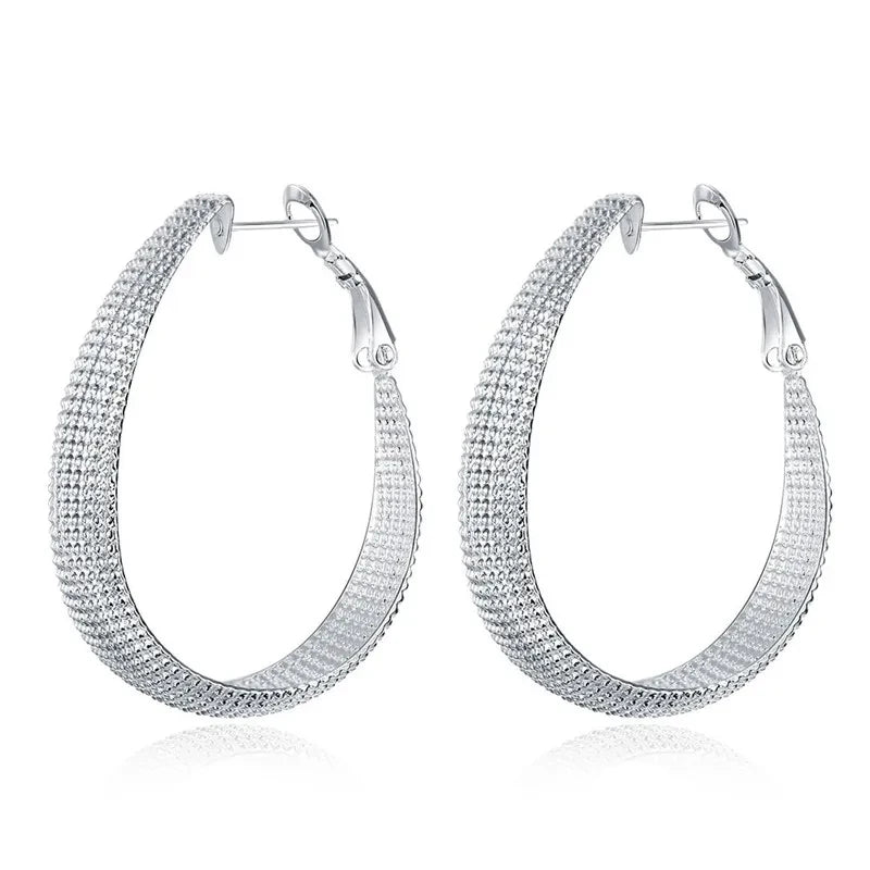 Sterling Silver Hoop Earrings