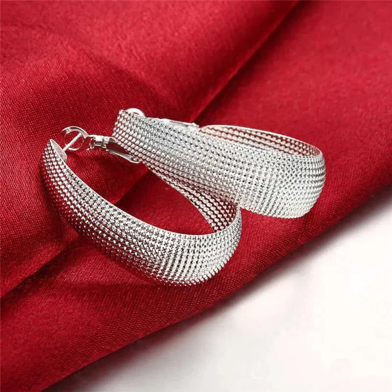 Sterling Silver Hoop Earrings