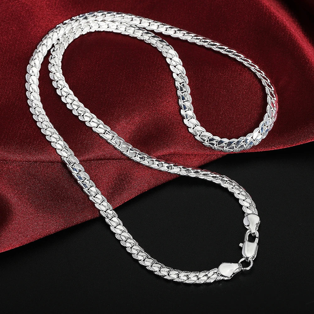 Sterling Silver Adjustable Chain Necklace