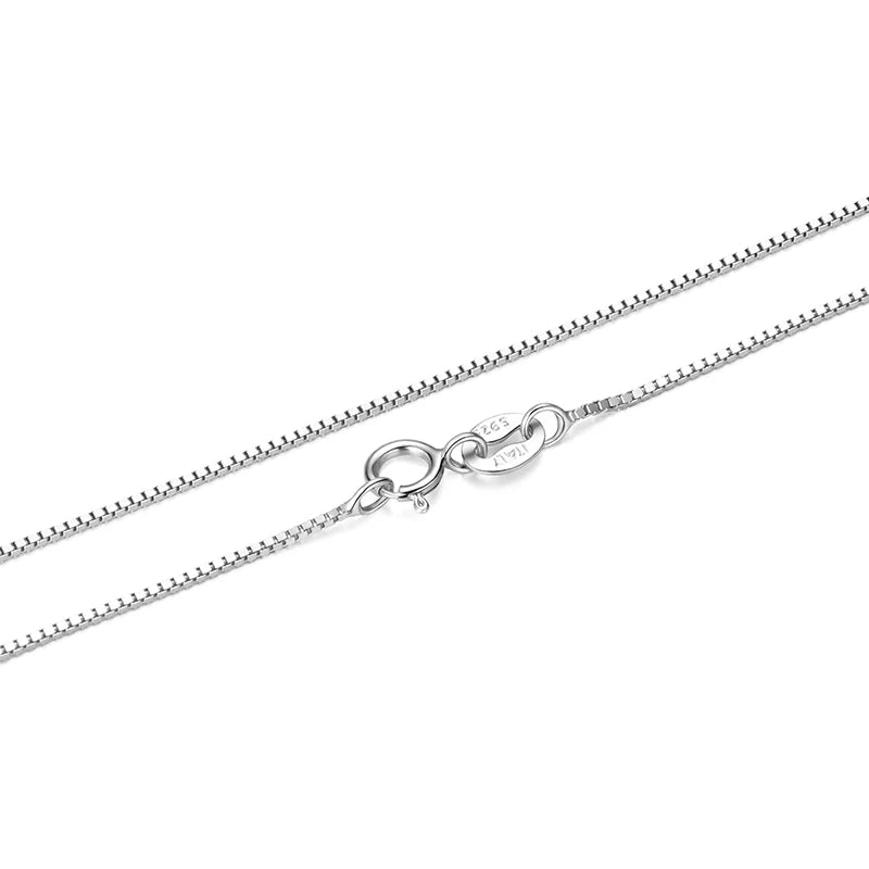 Sterling Silver Gold-Plated Box Chain Necklace