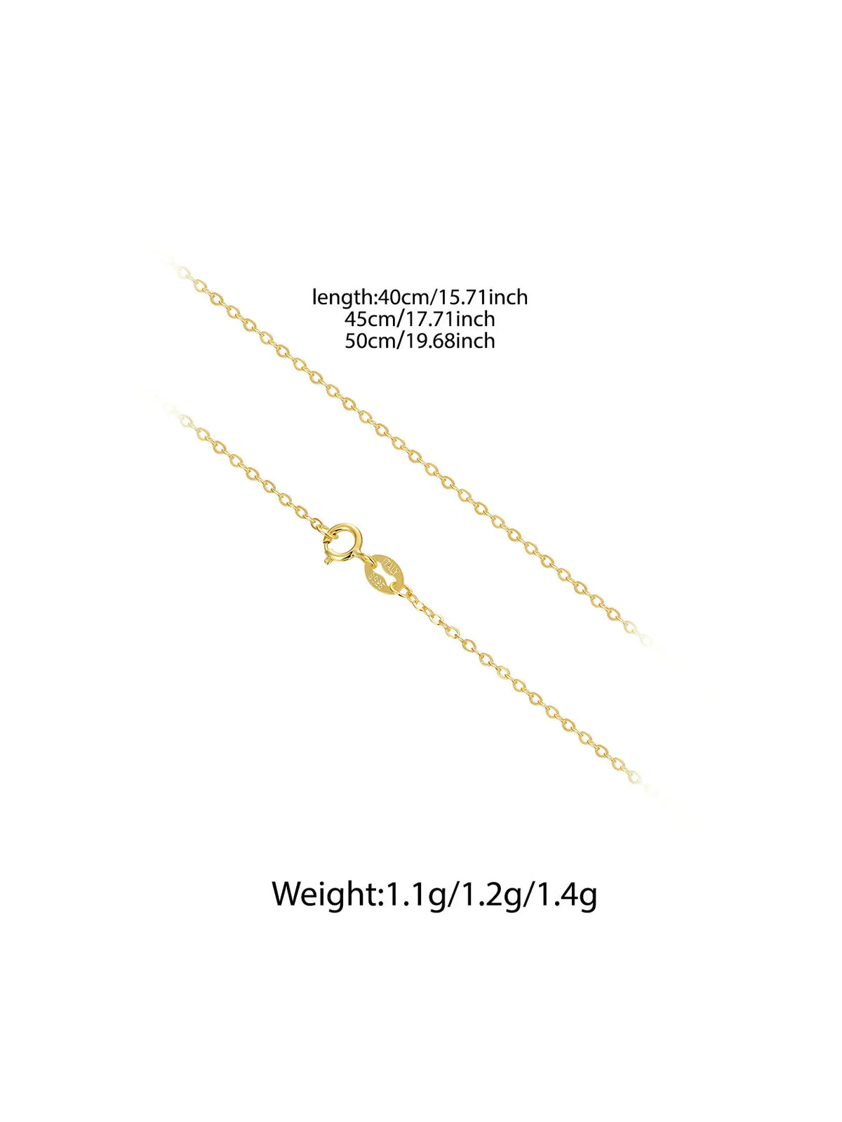 Sterling Silver Gold-Plated Box Chain Necklace