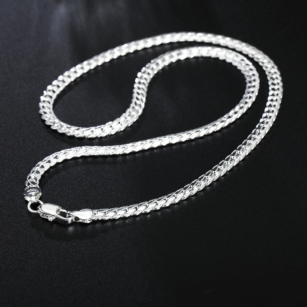 Sterling Silver Adjustable Chain Necklace