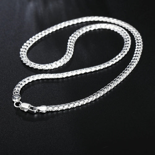 Sterling Silver Adjustable Chain Necklace