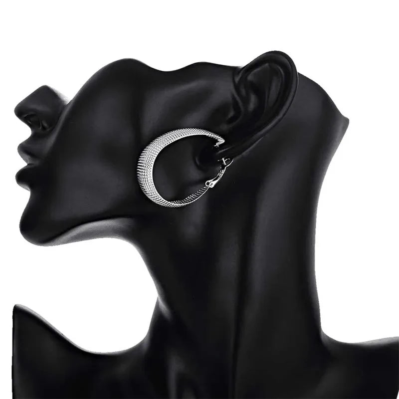 Sterling Silver Hoop Earrings