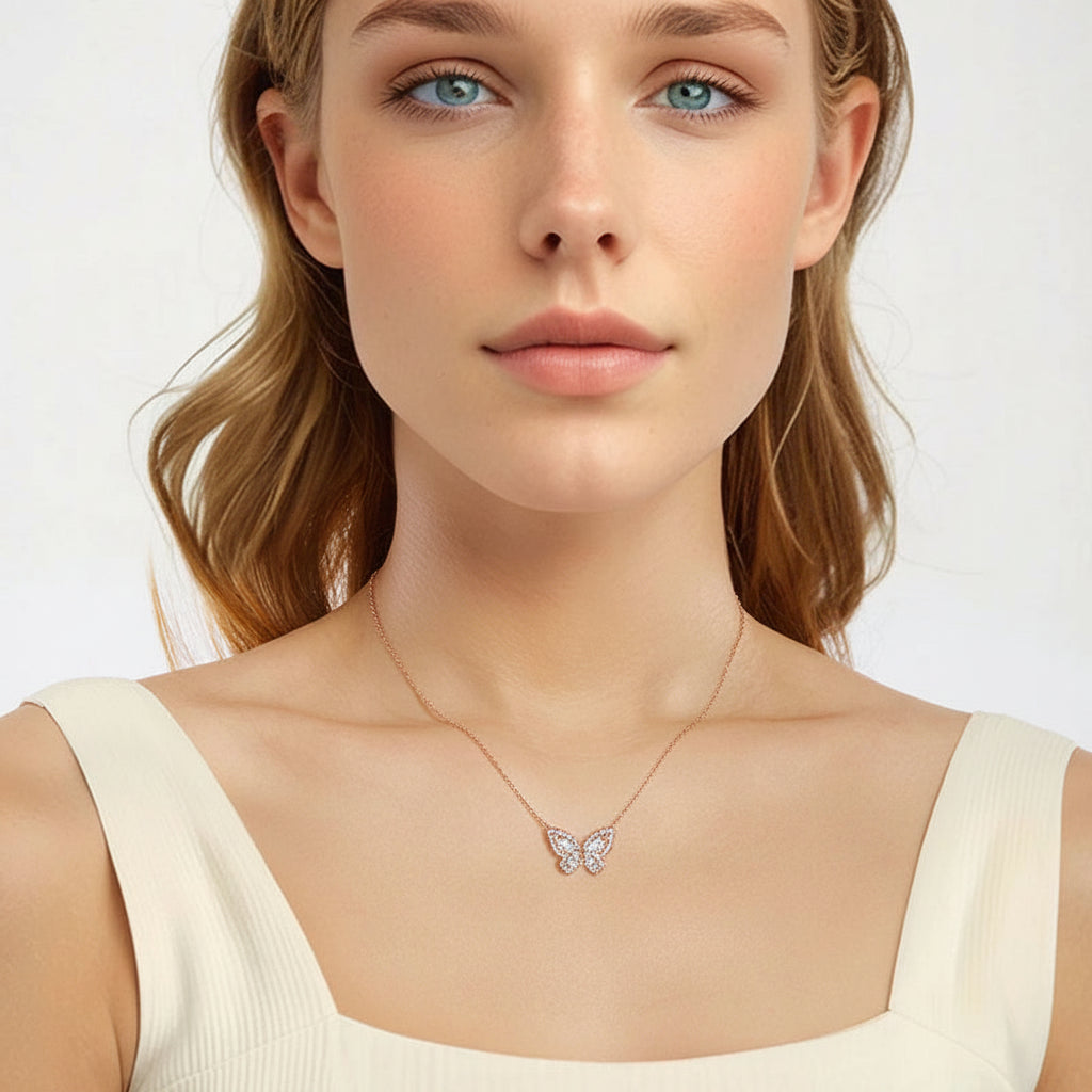 Collier pendentif chat et pierre de lune en argent sterling