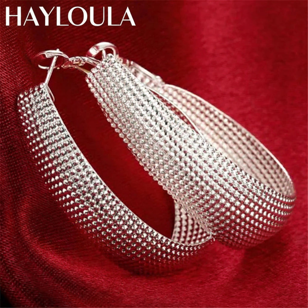 Sterling Silver Hoop Earrings