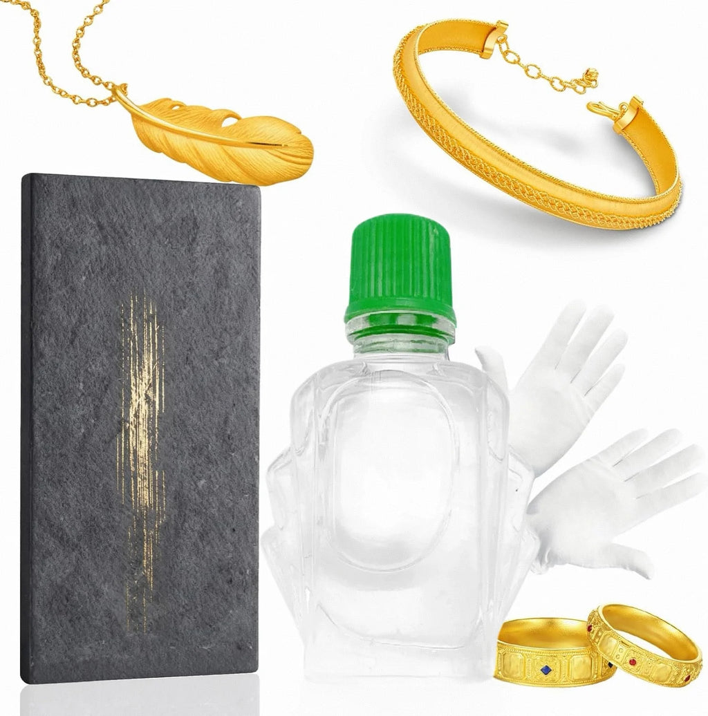 Gold Testing Stone & Acid Solution Kit
