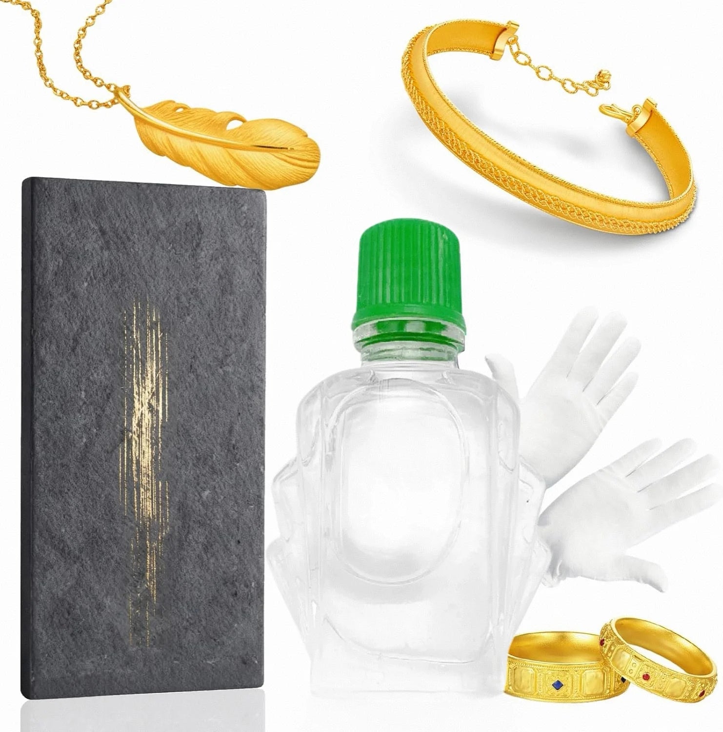 Gold Testing Stone & Acid Solution Kit