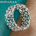 Sterling Silver Hollow Heart Ring II
