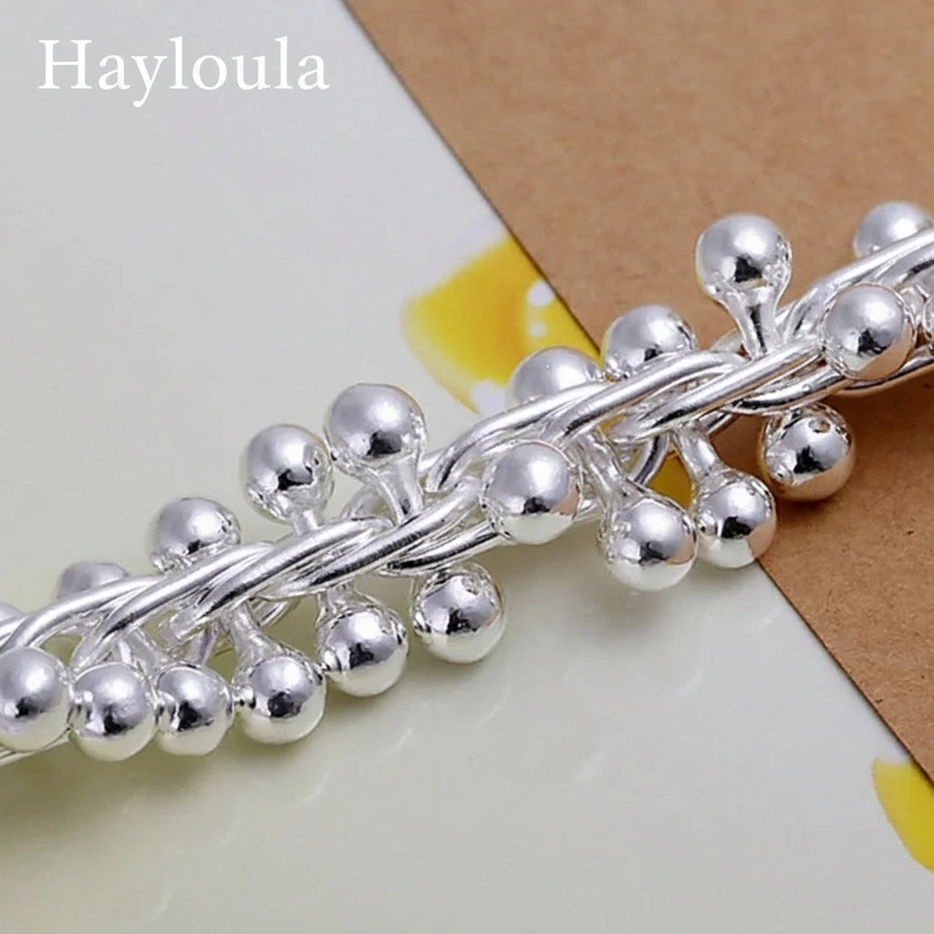 Sterling Silver Charm Chain Bracelet