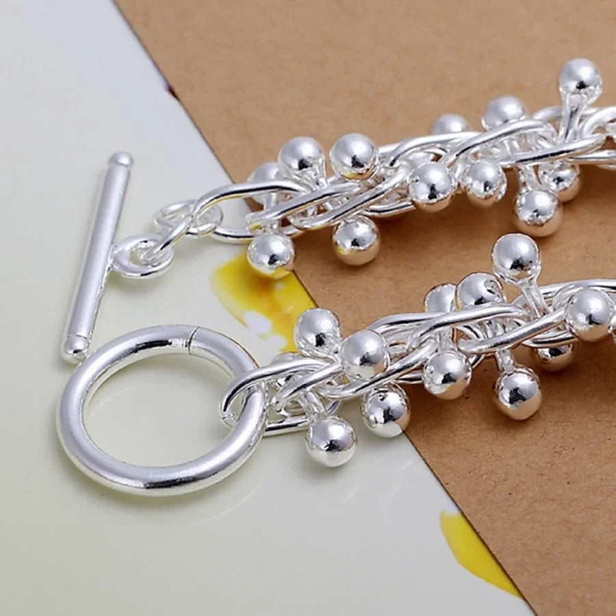Sterling Silver Charm Chain Bracelet