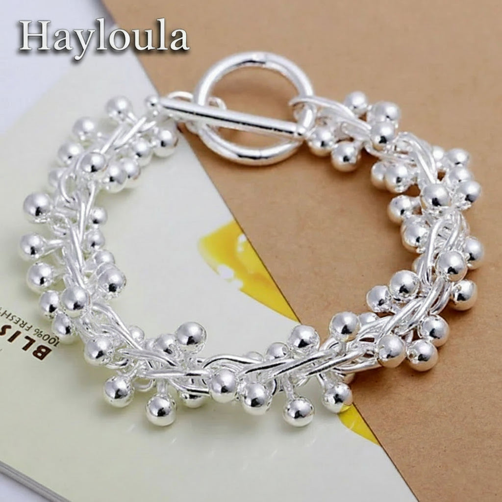 Sterling Silver Charm Chain Bracelet