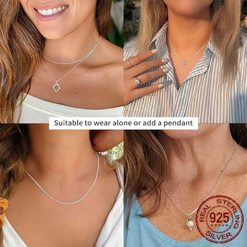 Collier en chaîne boîte en argent sterling plaqué or