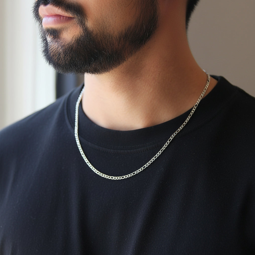 Collier Figaro en argent sterling